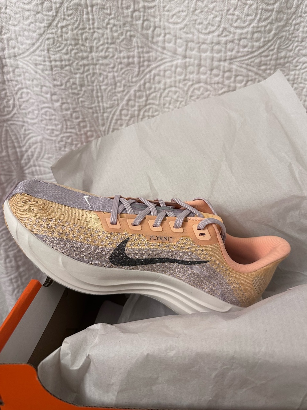Nike Pegasus Plus in Orange Chalk & Cave Stone Size 8 NIB!